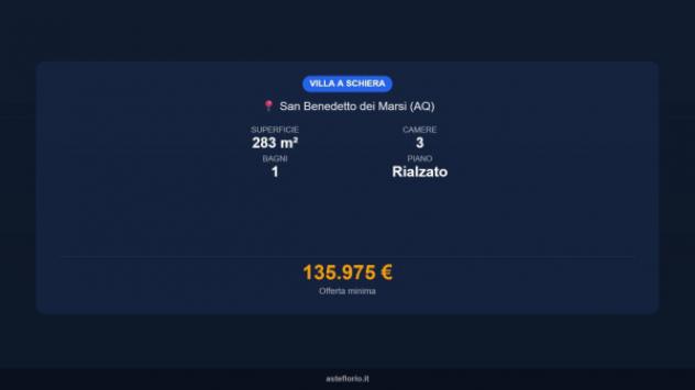 Immobile in asta di 283 m², box auto in vendita a San Benedetto dei Marsi - Foto 16