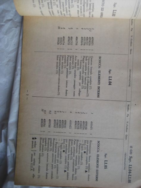 CATALOGO PARTI DI RICAMBIO CARROZZERIA FIAT 1100 D 2^ EDIZIONE - Foto 5