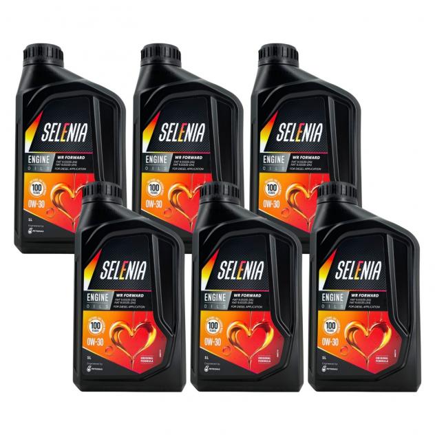6L Olio Motore Selenia WR Forward 0W30 Diesel Euro 6 ACEA C2 C3
