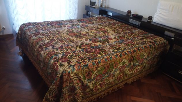 Copriletto artigianato siciliano vintage