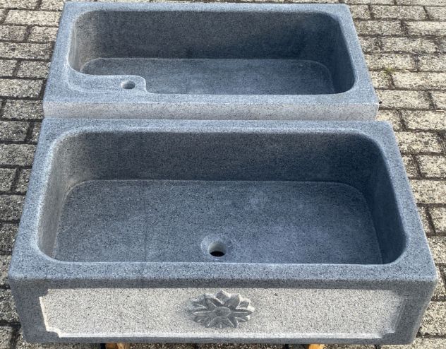 Lavello lavandino per cucina pietra granito 80/90cm - Foto 3