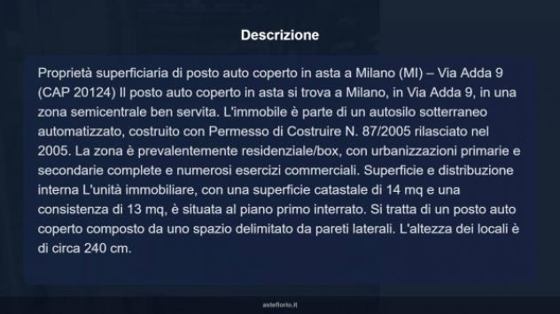 Immobile in asta di 13 m² in vendita a Milano - Foto 8