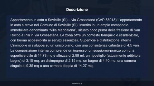 Immobile in asta di 68 m² in vendita a Sovicille - Foto 17