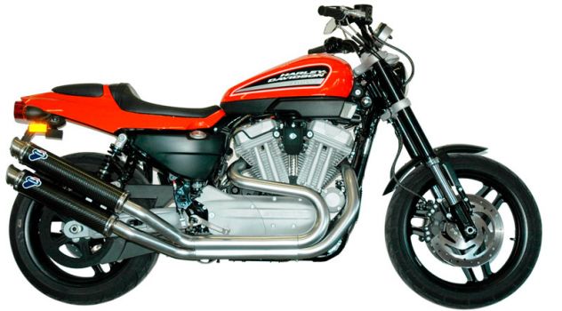 Terminale Gpr per Harley Davidson Xr 1200 Poppy Termignoni carbonio frizione - Foto 6