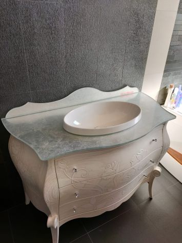 Mobile bagno barocco bombato nuovo - Foto 5