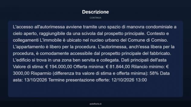 Immobile in asta di 130 m², box auto in vendita a Comiso - Foto 16