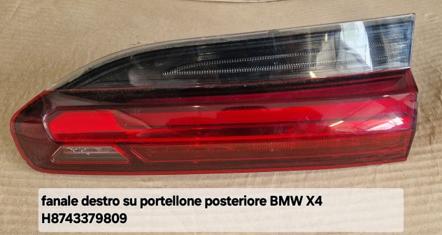 fanale destro su portellone posteriore BMW X4 H8743379809