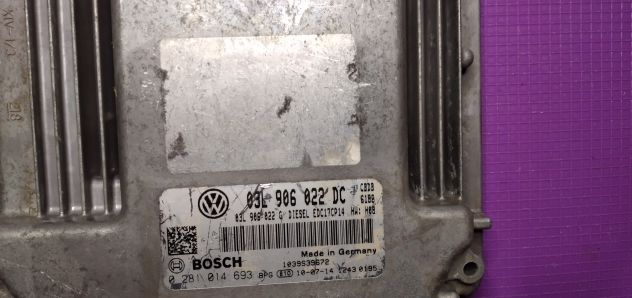 CENTRALINA MOTORE VOLKSWAGEN-VW 03L906022DC Bosch 0281014693