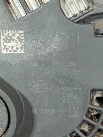 ALTERNATORE LAND ROVER Discovery Sport (L550) GX73-10300-DF 0125813038 204DTD diesel 1999 (1418) - Foto 4