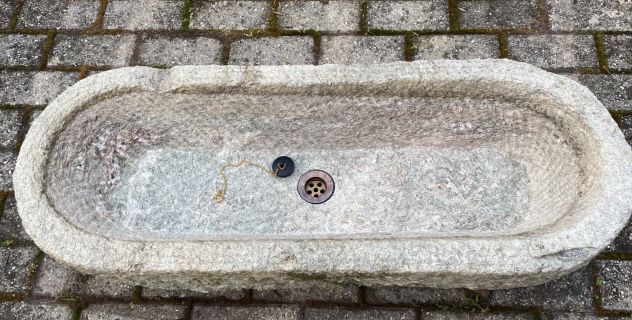 Lavabo lavello lavandino rustico in pietra 3 - Foto 6