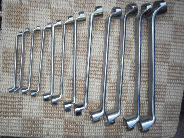 Serie 12 chiavi poligonali doppie curvate "PERFECTA"-cromo-molibdeno FRA.TUR.'50 - Foto 5