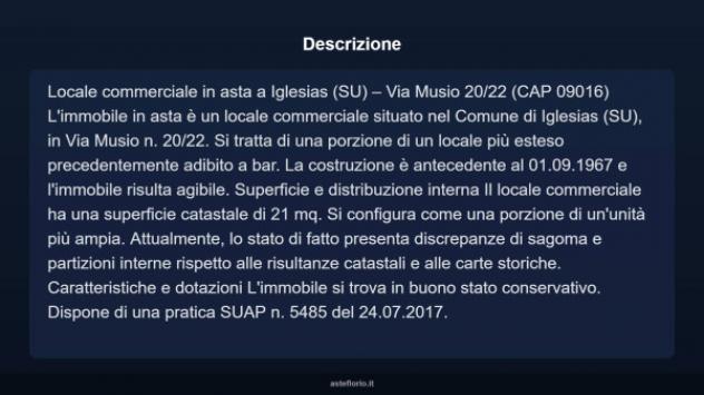 Immobile in asta di 21 m² in vendita a Iglesias - Foto 4