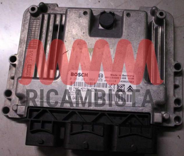 0261201864 9664852880 Peugeot 207 1.6 centralina motore Bosch