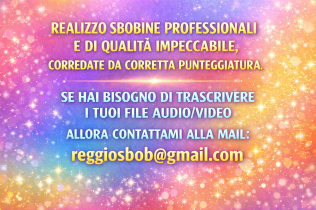 Trascrivo file audio / video