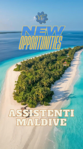 Vivateam ricerca assistenti turistici per le Maldive!