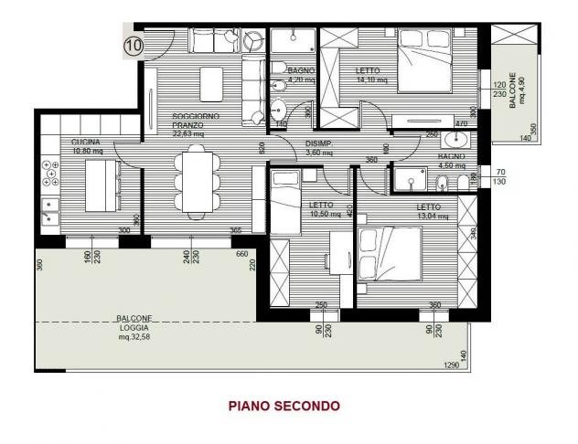 Appartamento in Vendita in zona SEMICENTRO - Foto 2