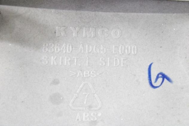 KYMCO XCITING 400 S TCS 83640ADG5E000 CARENA INFERIORE SINISTRA 19 - 23 LEFT SKIRT PICCOLI GRAFFI - Foto 5
