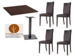 Set Completi cod 124 Sedie Tavoli 80x80 Arredmento Bar Pub