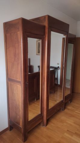 CAMERA DA LETTO IN NOCE MASSELLO NAZIONALE ANNI '30 - Foto 8