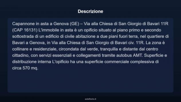 Immobile in asta di 570 m² in vendita a Genova - Foto 3