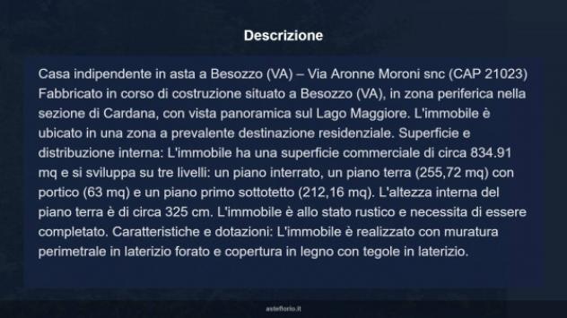 Immobile in asta di 834 m² in vendita a Besozzo - Foto 13