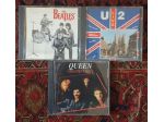 CD The Beatles Story - Queen Greatest Hits - U2 live Bologna 1985