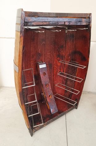 Barrique esposizione bottiglie - Foto 2