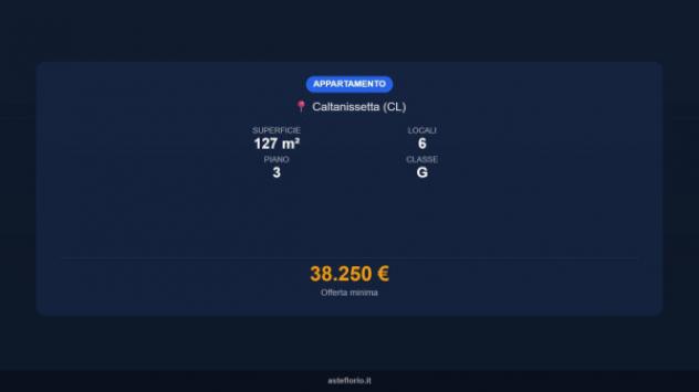 Immobile in asta di 127 m² con più di 5 locali in vendita a Caltanissetta - Foto 18