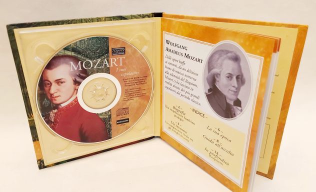 CD COFANETTO MOZART I SUOI CAPOLAVORI I GRANDI COMPOSITORI CLASSICISMO 2008 - Foto 3