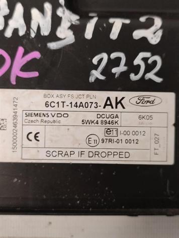 SCATOLA PORTA FUSIBILI FORD Transit Connect 2° Serie 6C1T-14A073-AK diesel 2402 (0609) - Foto 2