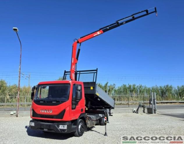 IVECO EUROCARGO 75 80E19 E6 GRU + RIBALTABILE rif. 24156910