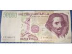 lire 50000 Lorenzo Bernini
