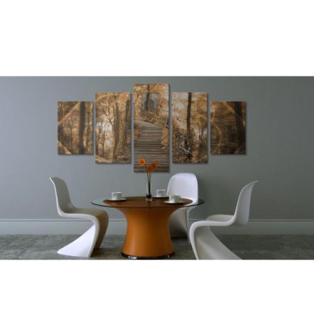 Quadro Sugli Alberi CM. 100X50 E 200X200 - ARREDALACASA - Foto 2