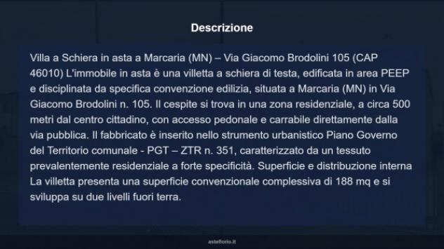 Immobile in asta di 188 m² con più di 5 locali e box auto in vendita a Marcaria - Foto 13