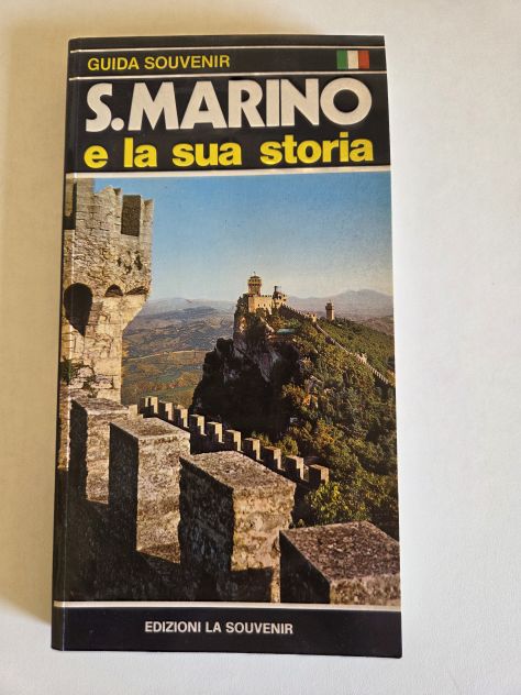 Libro "San Marino e la sua storia", testi di Marino Cardinali. Guida souvenir.