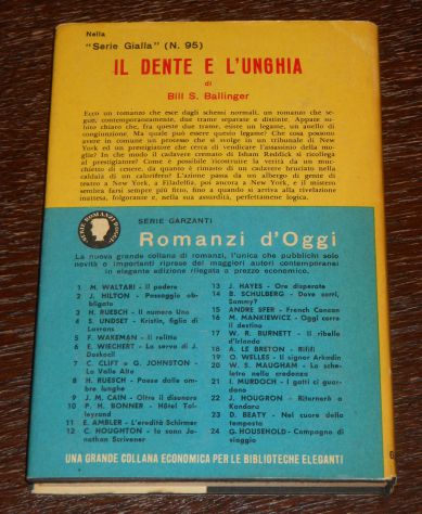 sangue sotto gli alberi. Cyril Hare, Serie gialla GARZANTI N. 94, 1^ Ed. 1956 - Foto 3