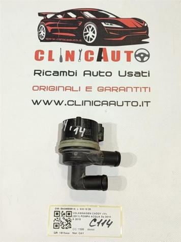 POMPA ACQUA VOLKSWAGEN Caddy 4° Serie 5N0965561A CAY diesel 1598 (10)