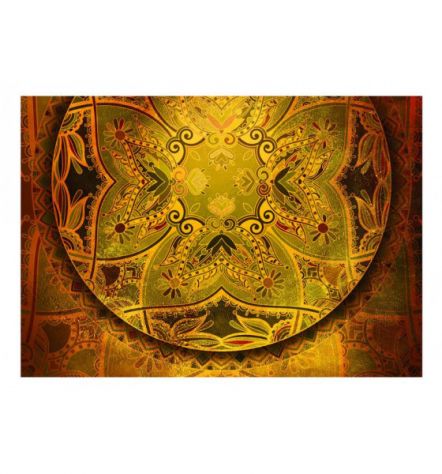 Fotomurale Adesivo Orientale Elegante Dorato Arredalacasa - Foto 2