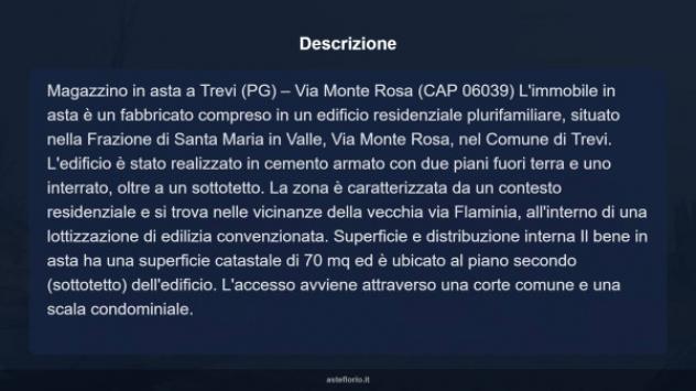 Immobile in asta di 70 m² in vendita a Trevi - Foto 6