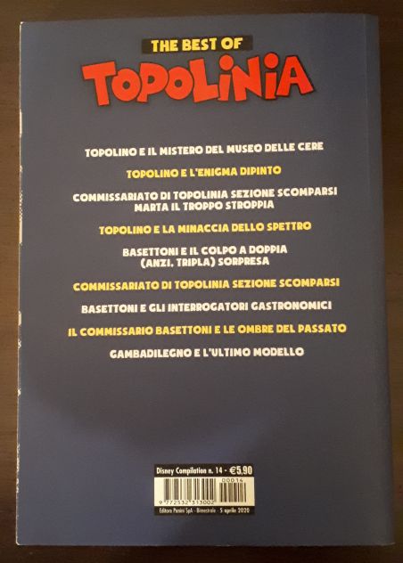 THE BEST OF TOPOLINIA Storie dal COMMISSARIATO! PANINI COMICS 2020. - Foto 3