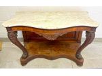 Antica Consolle con piano in marmo