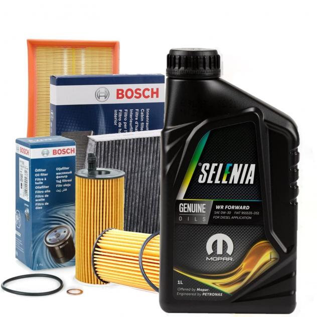 Kit tagliando Filtri Bosch 5lt Selenia Wr 0w30