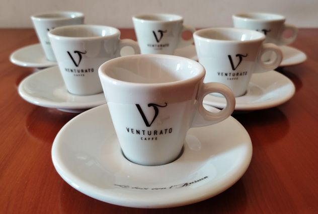 Servizio da caffè tazzine Venturato – 12 pezzi ceramica Bar Coffè Cup - Foto 6