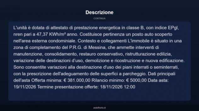 Immobile in asta di 300 m² in vendita a Messina - Foto 12