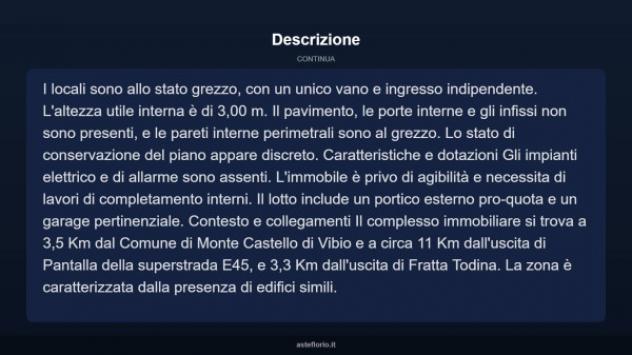 Immobile in asta di 75 m² in vendita a Monte Castello di Vibio - Foto 10