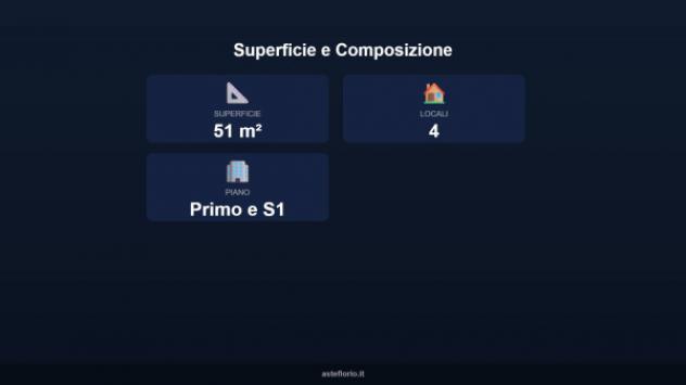 Immobile in asta di 51 m² in vendita a Bari - Foto 2