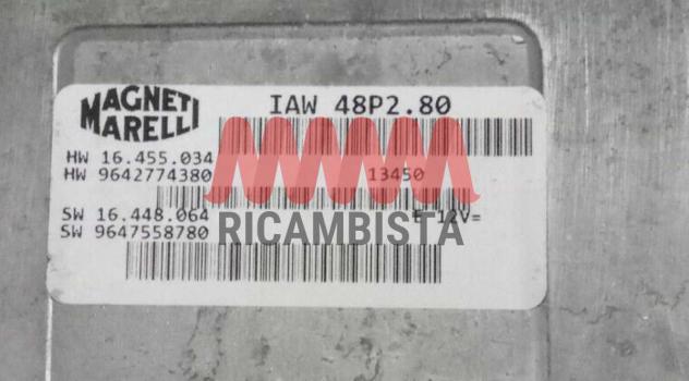 IAW48P2.80 9642774380 Citroen Saxo 1.6 centralina motore Magneti Marelli - Foto 2