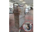 2 carrelli da forno per baguette usati