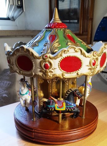 giostrina  con cavalli e carillon  cm22x26 - Foto 6