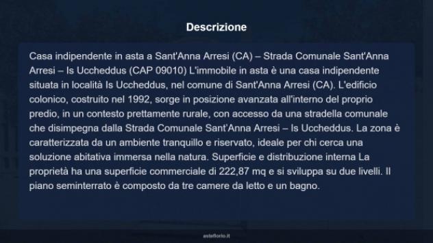 Immobile in asta di 222 m² con più di 5 locali in vendita a Sant'Anna Arresi - Foto 14
